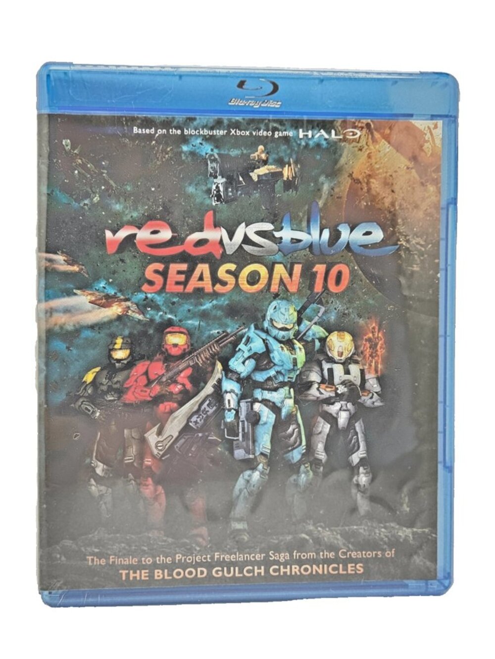 Red vs Blue Season 10 Blu-ray 2012 Halo Rooster Teeth Comedy Sci-Fi New Sealed